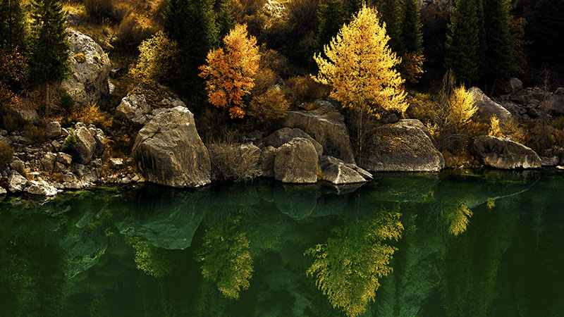 可可托海风景图片秋季